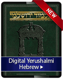 The ArtScroll Digital Talmud Yerushalmi Hebrew