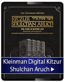 Kleinman Digital Kitzur Shulchan Aruch